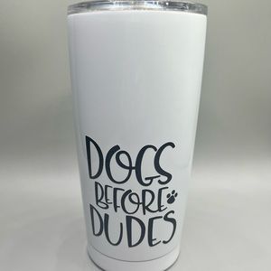 Custom 18.5 oz tumblers.